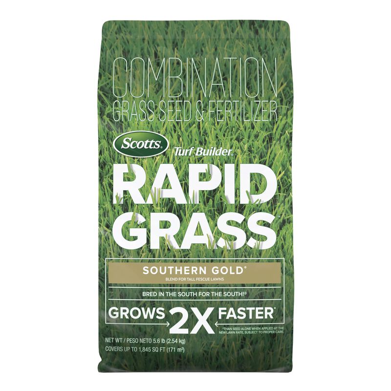 Scotts® Turf Builder Rapid Grass™ Southern Gold® Blend for Tall Fescue Lawns image number null
