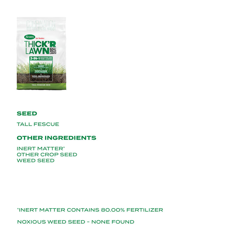 Scotts® Turf Builder® Thick'R Lawn® Tall Fescue Mix image number null