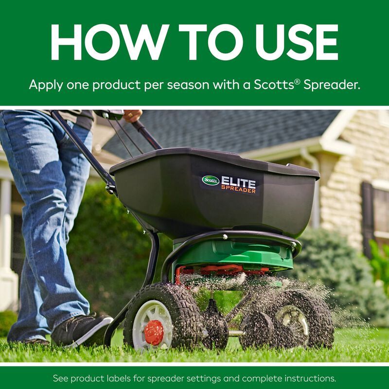 Scotts® Turf Builder® Halts Crabgrass Preventer, Weed & Feed5, SummerGuard and WinterGuard image number null