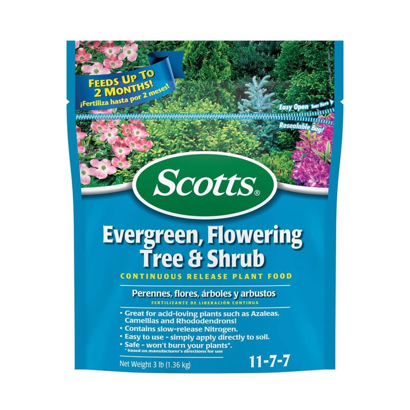 Scotts® Evergreen Flowering Tree & Shrub Continuous Release Plant Food image number null