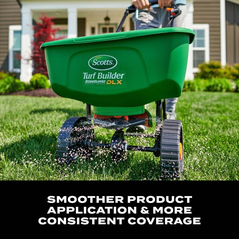 Scotts® Turf Builder® EdgeGuard® DLX Broadcast Spreader image number null