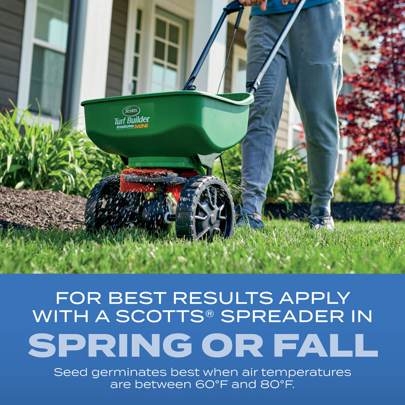 Scotts® Grass Seed Sun & Shade Mix® and Turf Builder® Triple Action Built for Seeding image number null