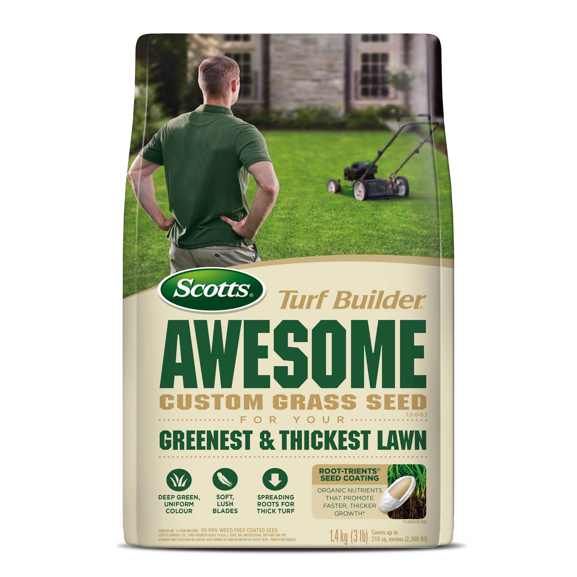 Scotts 3 in clearance 1 lawn mower