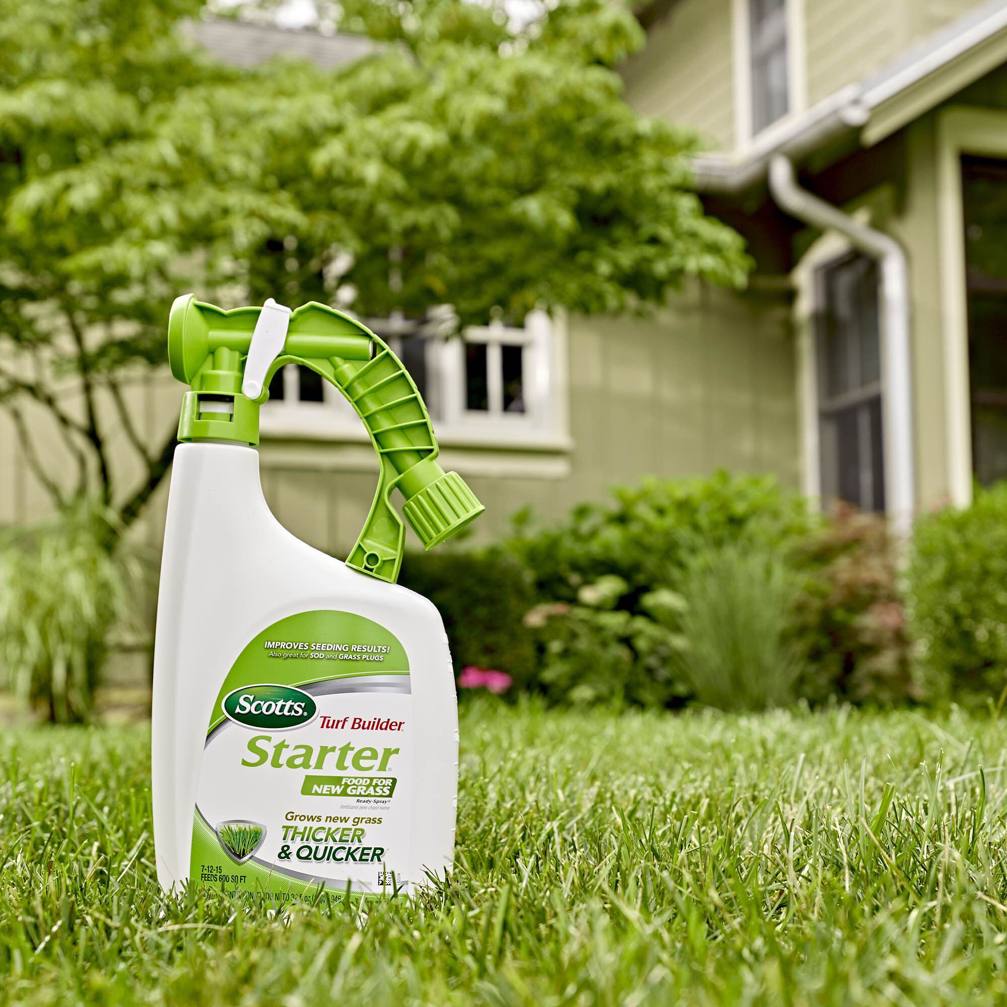 Scotts Turf Builder Starter Food for New Grass Ready Spray Scotts