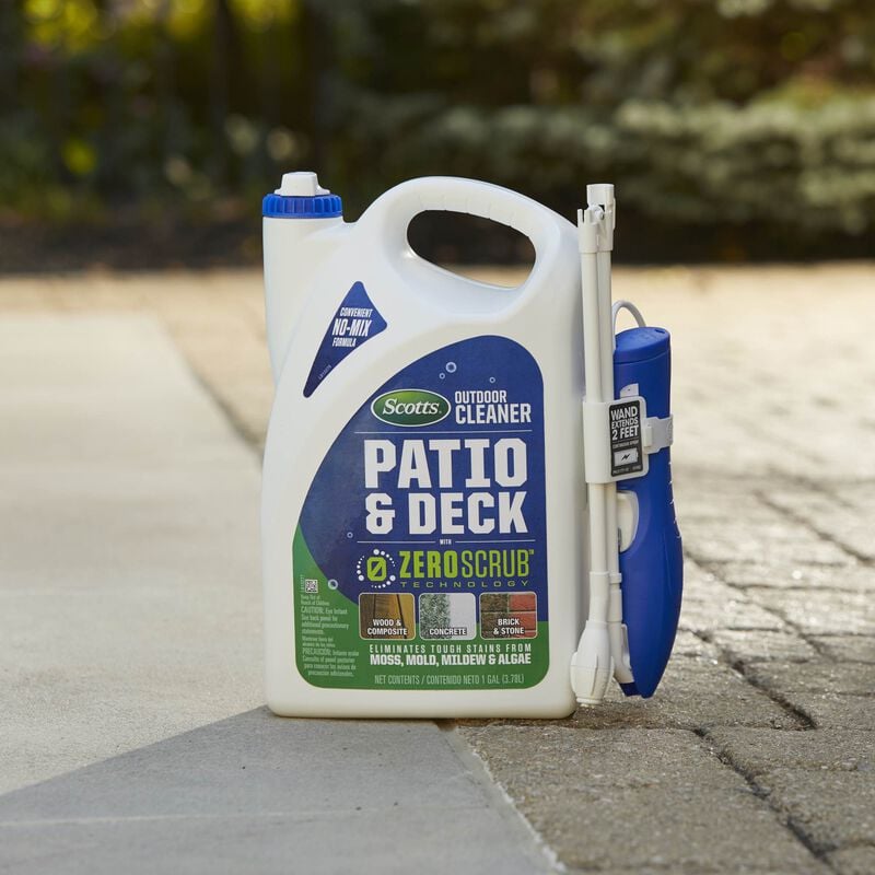 Scotts® Outdoor Cleaner Patio & Deck With ZeroScrub™ Technology and Extended-Reach Wand image number null