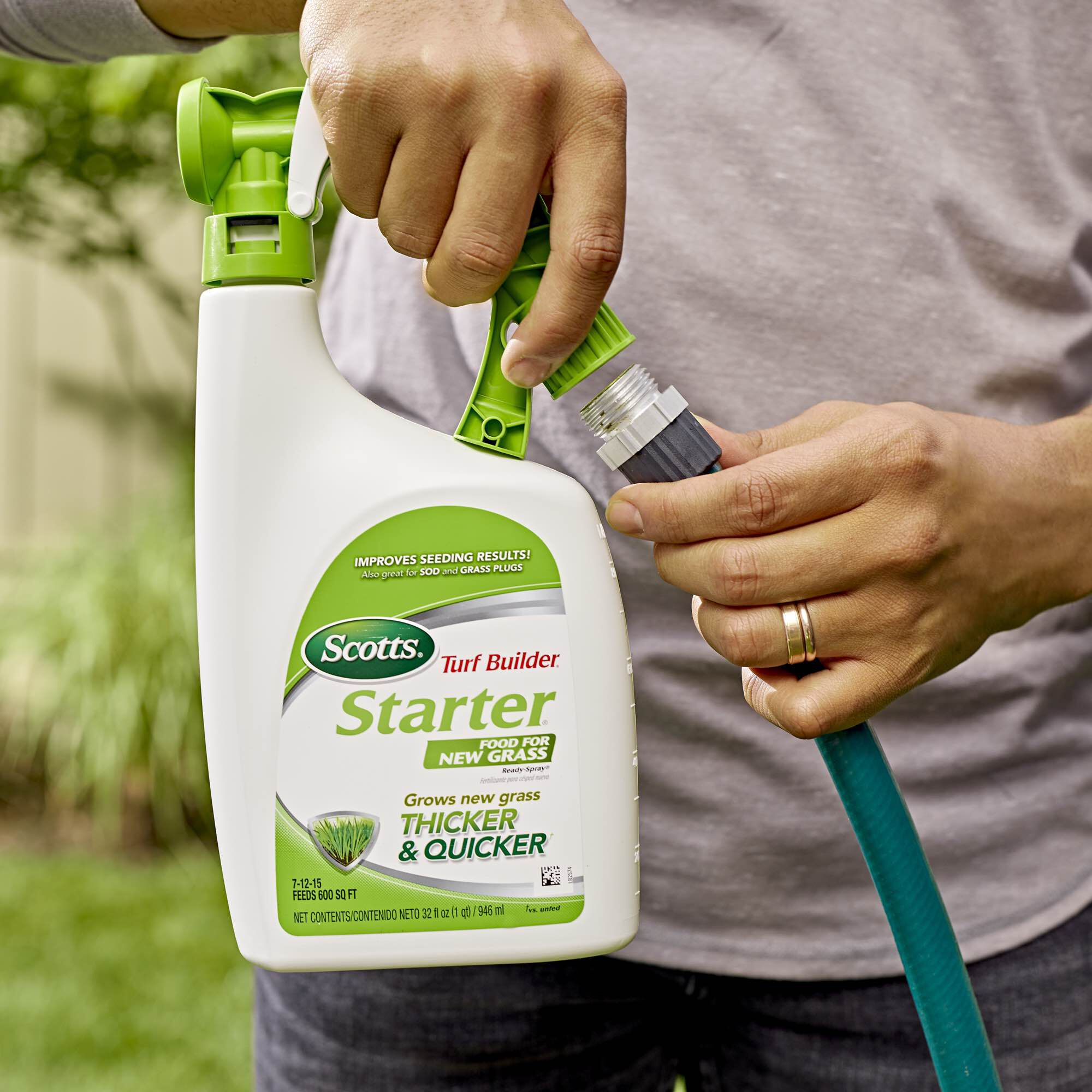 Scotts Turf Builder Starter Food for New Grass Ready Spray Scotts
