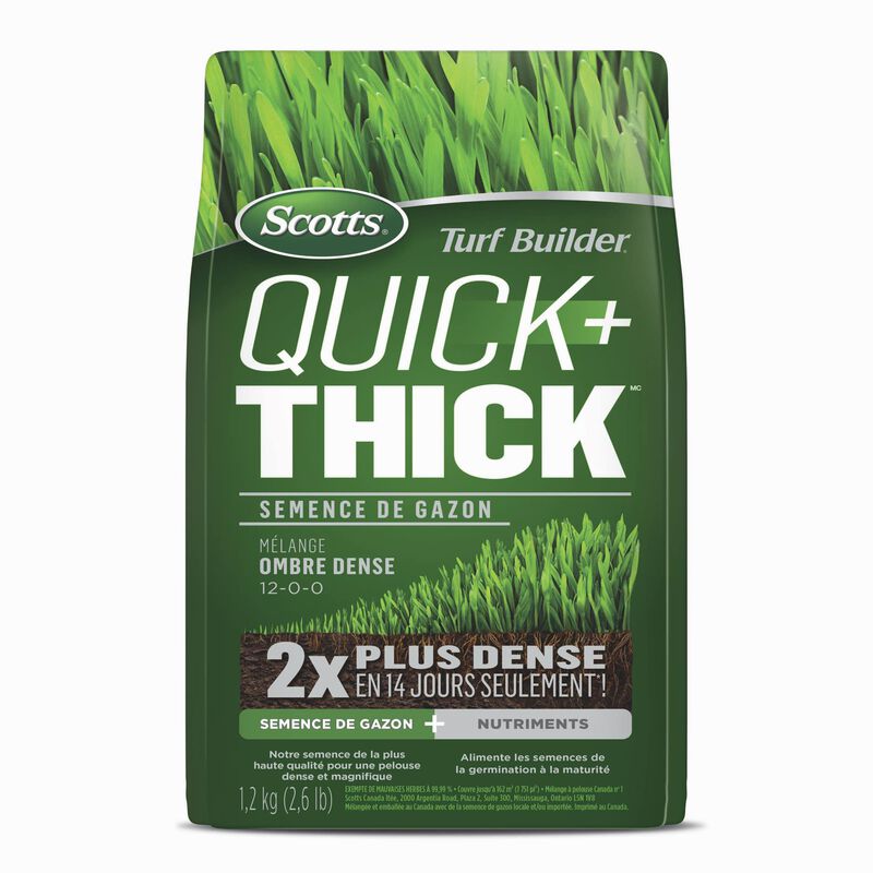 Scotts® Turf Builder® Quick + Thick™ Grass Seed Dense Shade Mix image number null