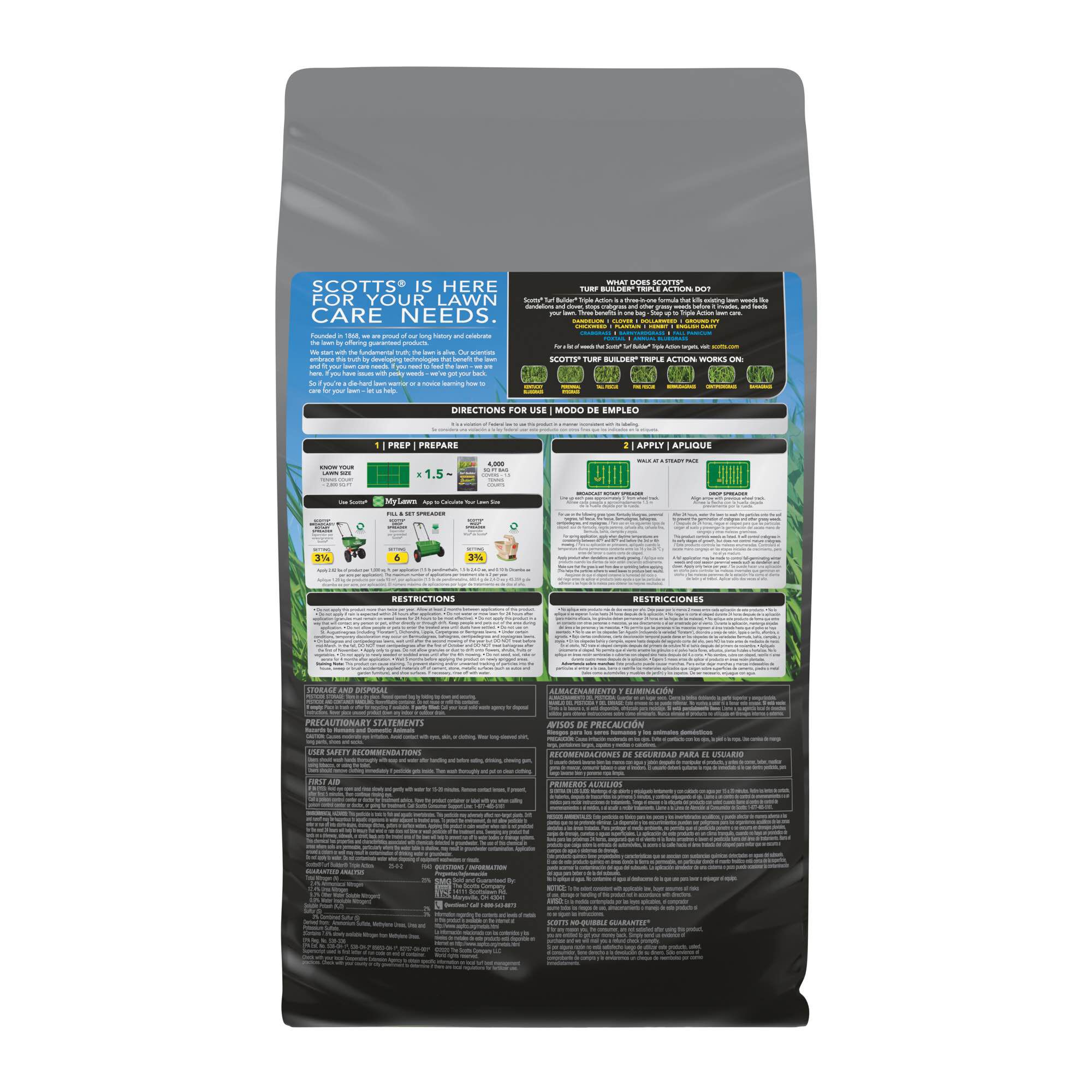Scotts Turf Builder Triple Action1 Scotts