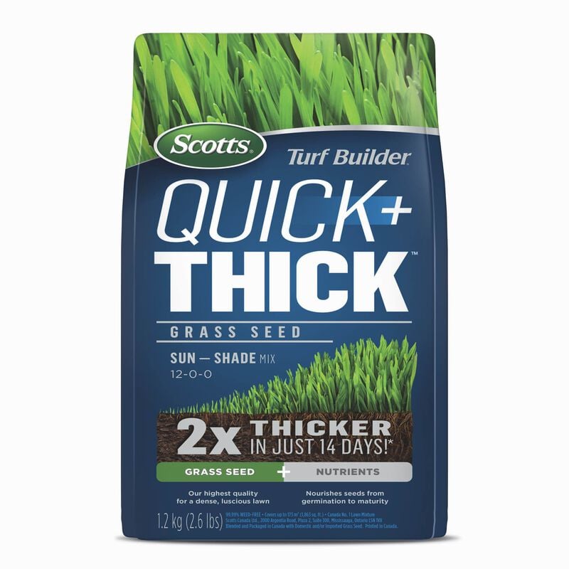 Scotts® Turf Builder® Quick + Thick™ Grass Seed Sun - Shade image number null