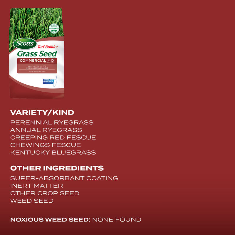 Scotts® Grass Seed Commercial Grade Mix image number null