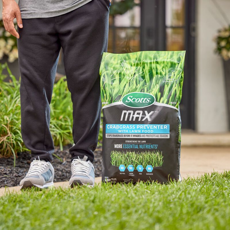 Scotts® MAX™ Crabgrass Preventer with Lawn Food image number null