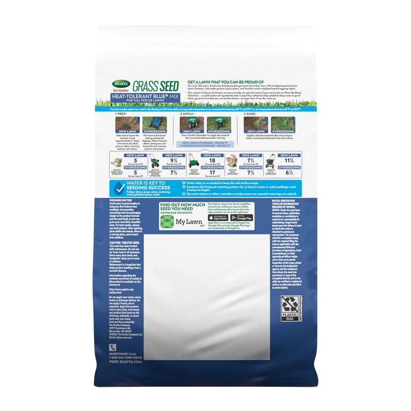 Scotts® Turf Builder® Grass Seed Heat-Tolerant Blue® Mix for Tall Fescue Lawns image number null