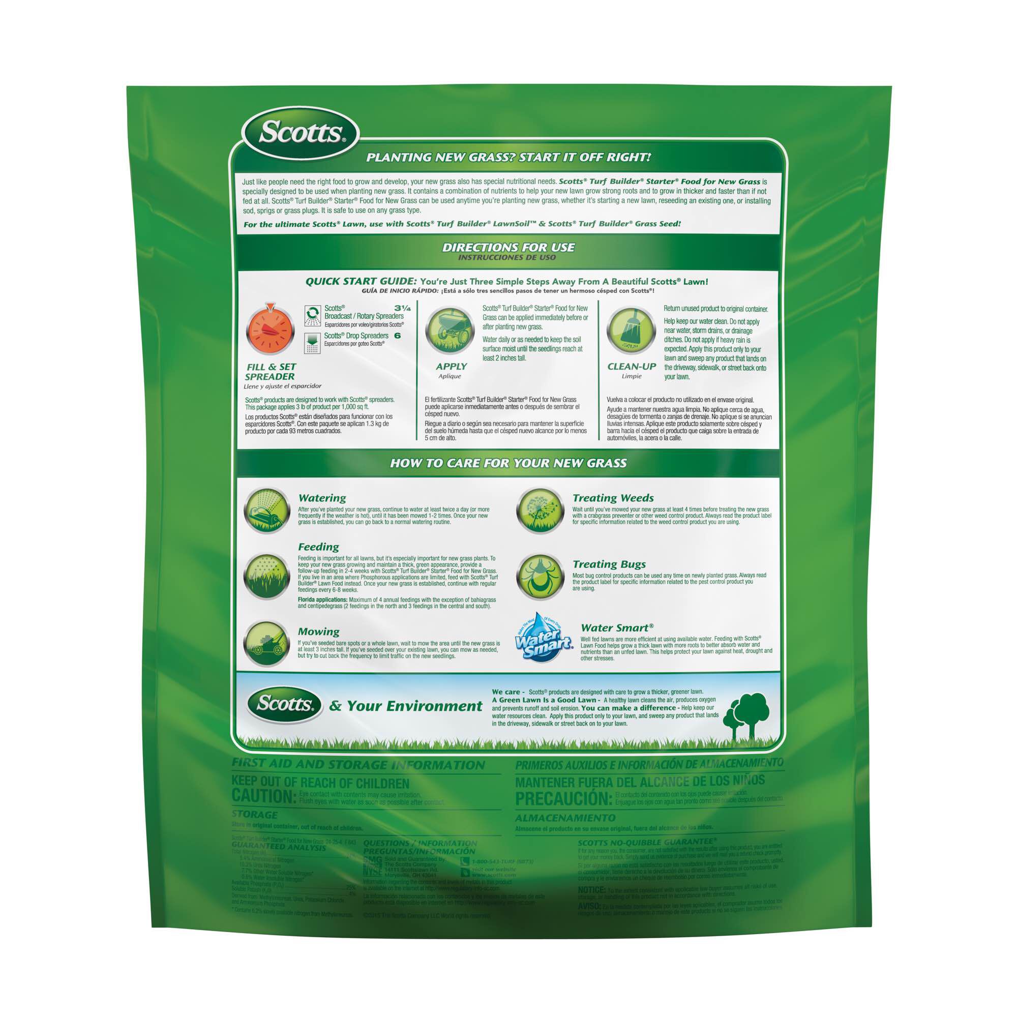 Scott starter store fertilizer