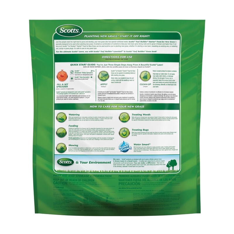 Scotts® Turf Builder® Starter® Food for New Grass image number null