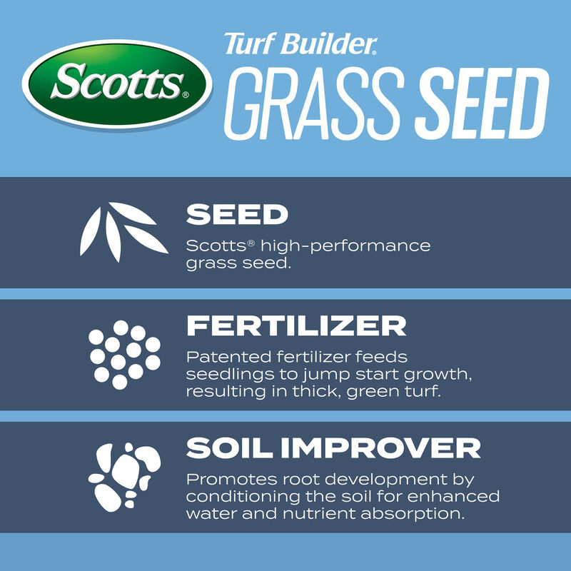 Scotts® Turf Builder® Grass Seed Kentucky Bluegrass Mix image number null