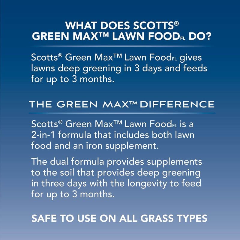 Scotts Green Max Lawn FoodFL Scotts Scotts Green Max Lawn FoodFL Scotts