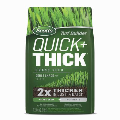 Scotts® Turf Builder® Quick + Thick™ Grass Seed Dense Shade Mix