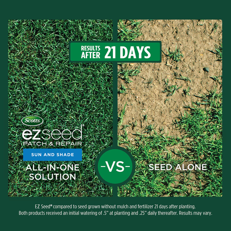 Turf Builder® Sun and Shade 3 lb. Grass Seed and EZ Seed® 3.75 lb. Patch & Repair Grass Seed Bundle image number null