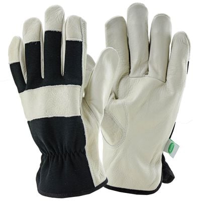 Scotts® Grain Cowhide Leather Palm with Spandex Glove