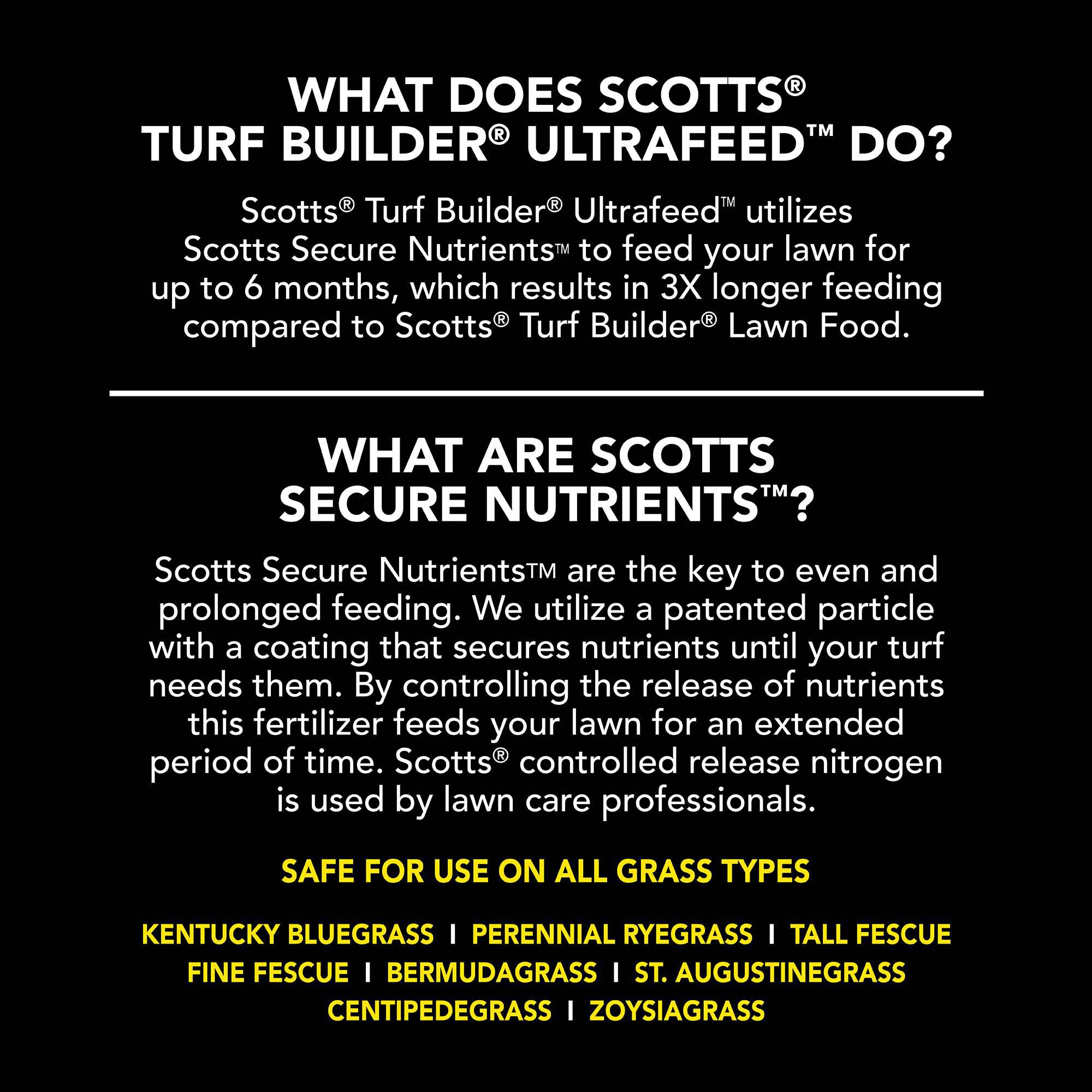 Scotts Turf Builder UltraFeed Scotts