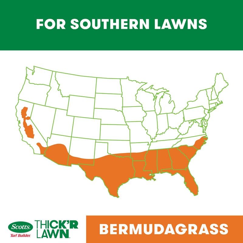 Scotts® Turf Builder® Thick'R Lawn® Bermudagrass, 40 lbs. and Scotts® EZ Seed® Patch & Repair Bermudagrass, 10 lbs. Bundle image number null