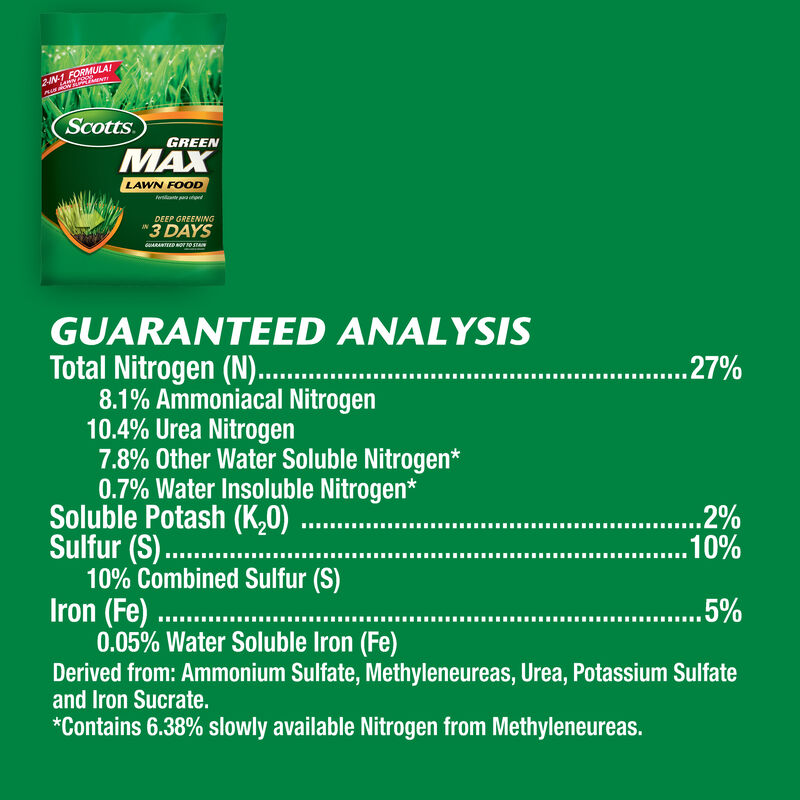 Scotts® Turf Builder® Triple Action and Scotts® Green Max™ Lawn Food Bundle for Small Southern Lawns image number null