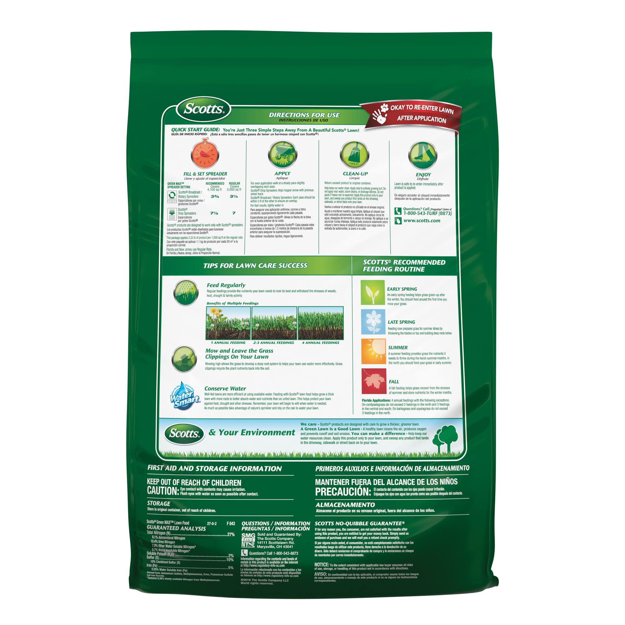 Scotts green max discount