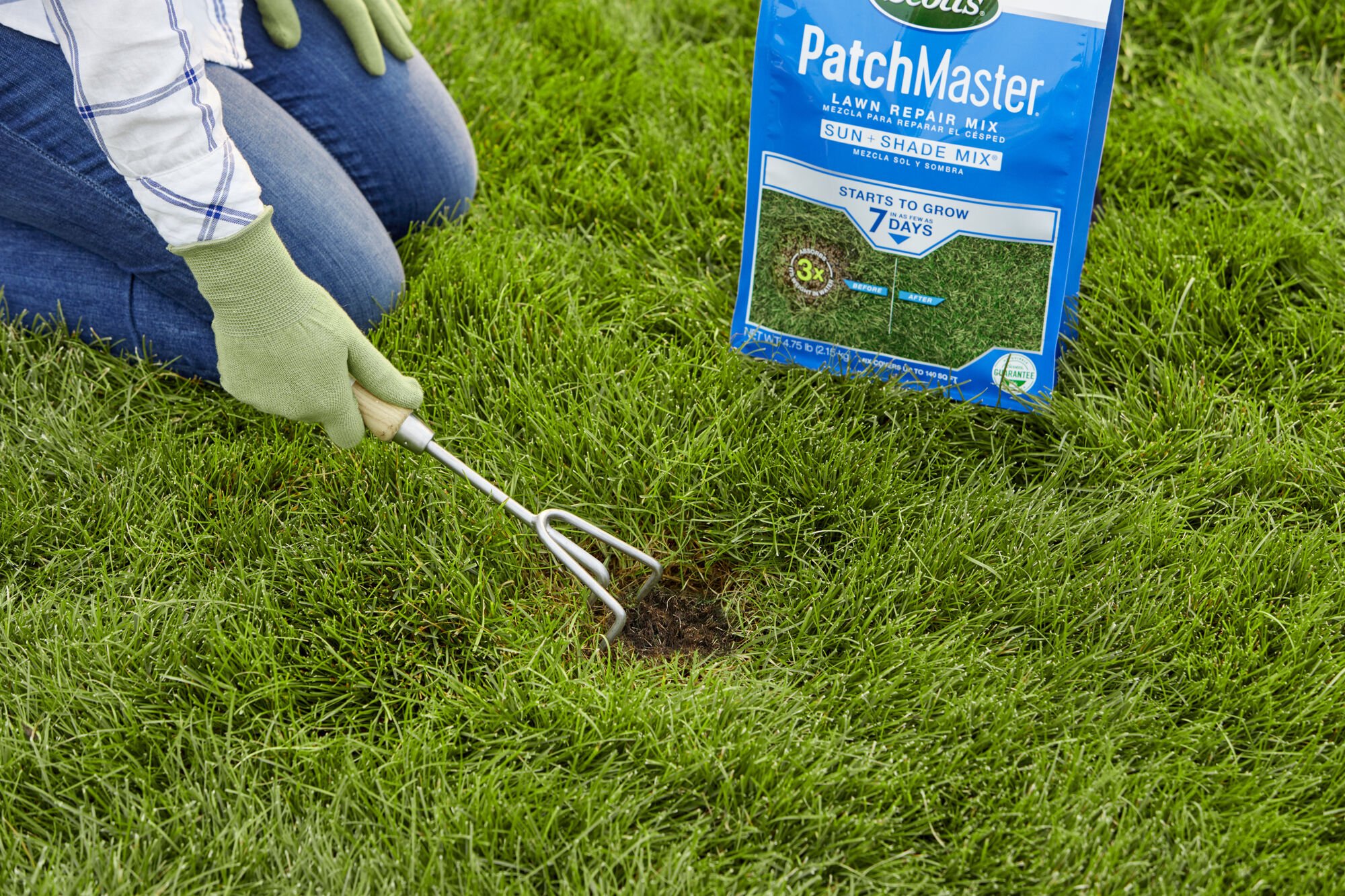 Scotts PatchMaster Lawn Repair Mix Sun Shade Mix Scotts