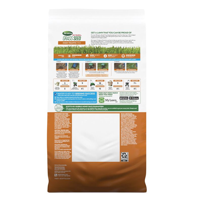 Scotts Turf Builder Grass Seed High Traffic Mix Scotts