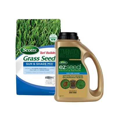 Turf Builder® Sun and Shade 3 lb. Grass Seed and EZ Seed® 3.75 lb. Patch & Repair Grass Seed Bundle