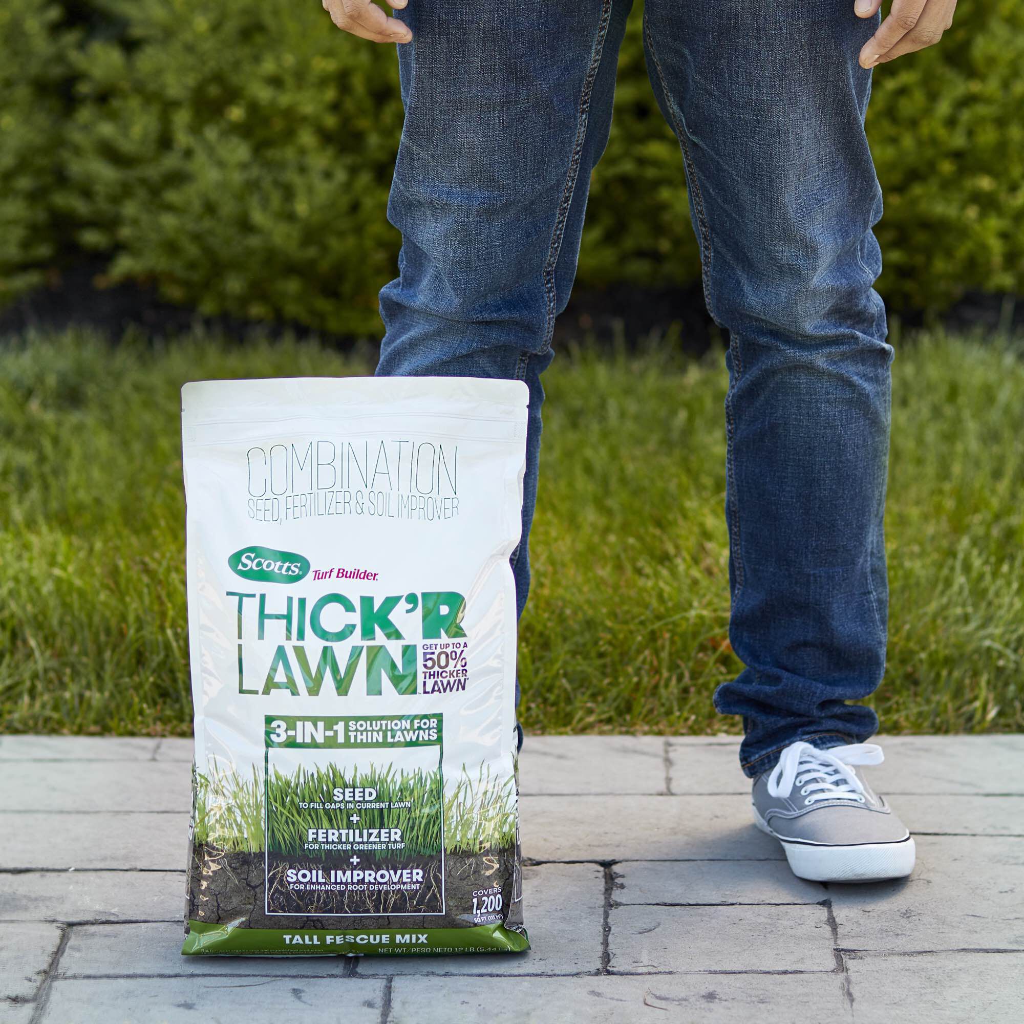 Scotts sale thicker lawn