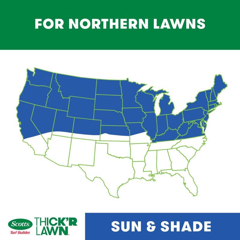 Scotts® Turf Builder® Thick'R Lawn® Sun & Shade, 40 lbs. and Scotts® EZ Seed® Patch & Repair Sun & Shade, 10 lbs. Bundle image number null