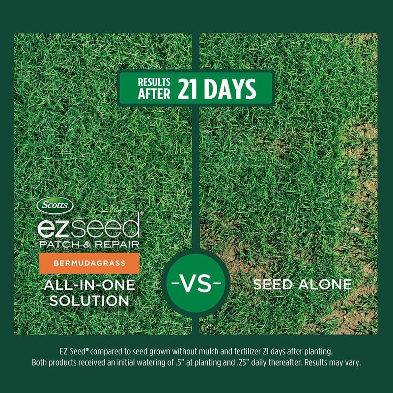 Scotts® Turf Builder® Thick'R Lawn® Bermudagrass, 40 lbs. and Scotts® EZ Seed® Patch & Repair Bermudagrass, 10 lbs. Bundle image number null