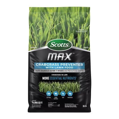 Scotts® MAX™ Crabgrass Preventer with Lawn Food