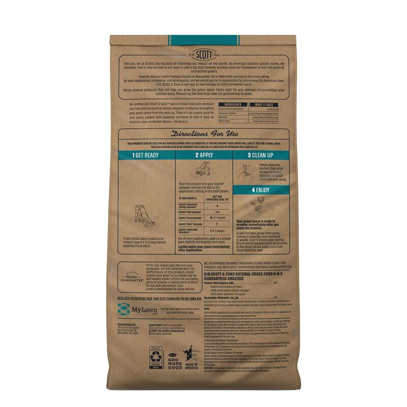 O.M. Scott & Sons™ Natural Grass Food image number null
