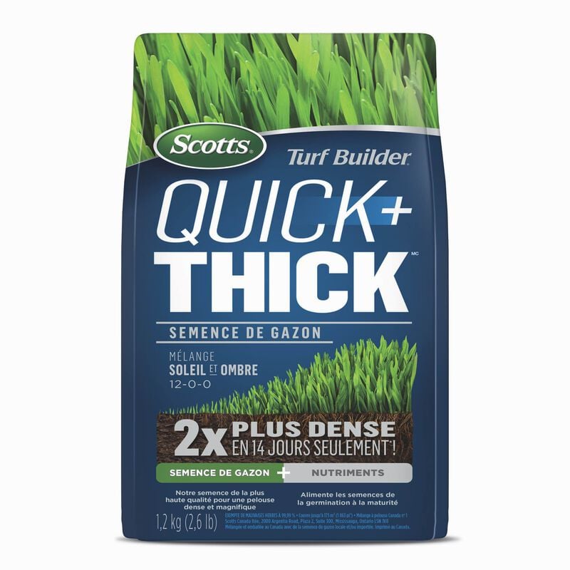 Scotts® Turf Builder® Quick + Thick™ Grass Seed Sun - Shade image number null