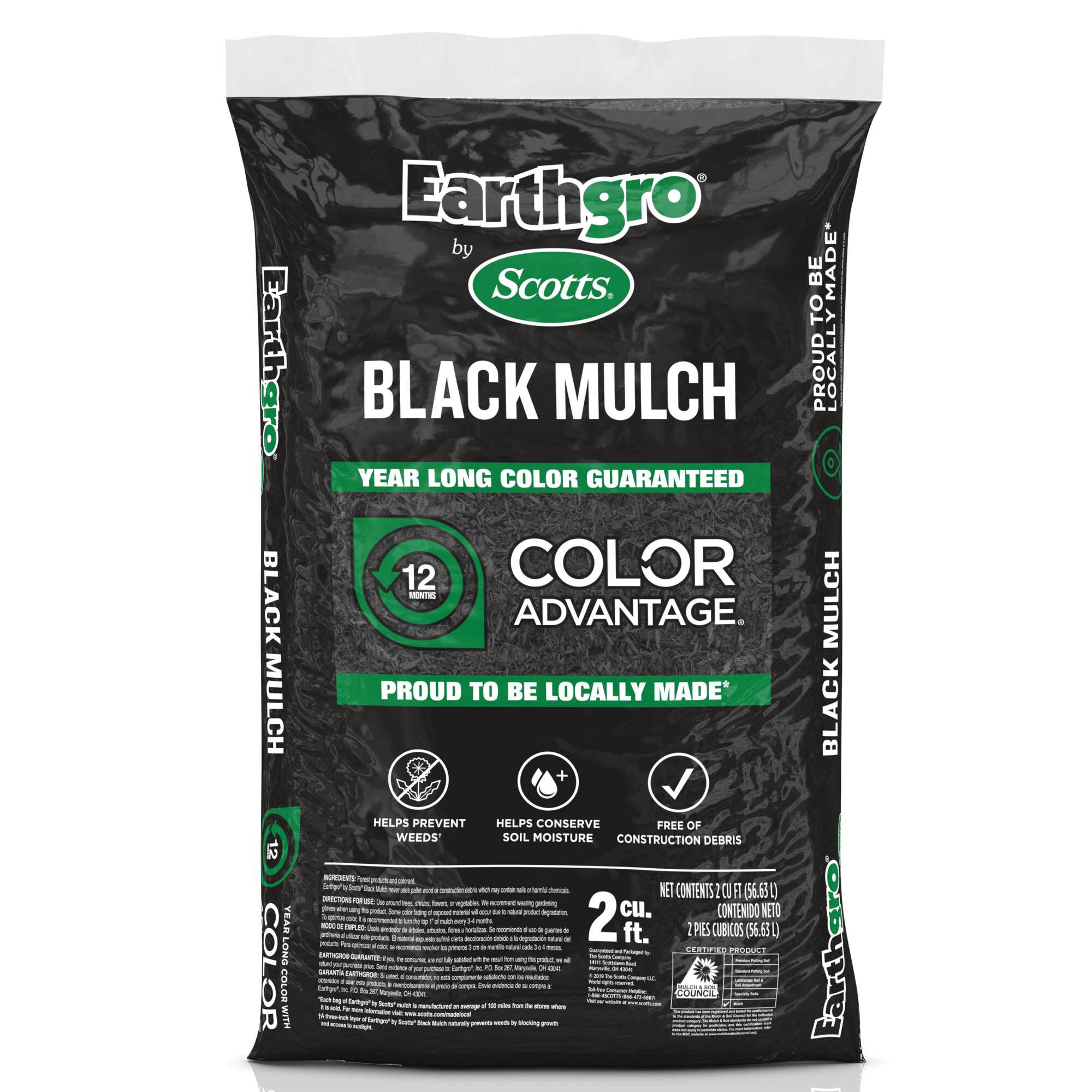 Image of Earthgro black mulch image 1