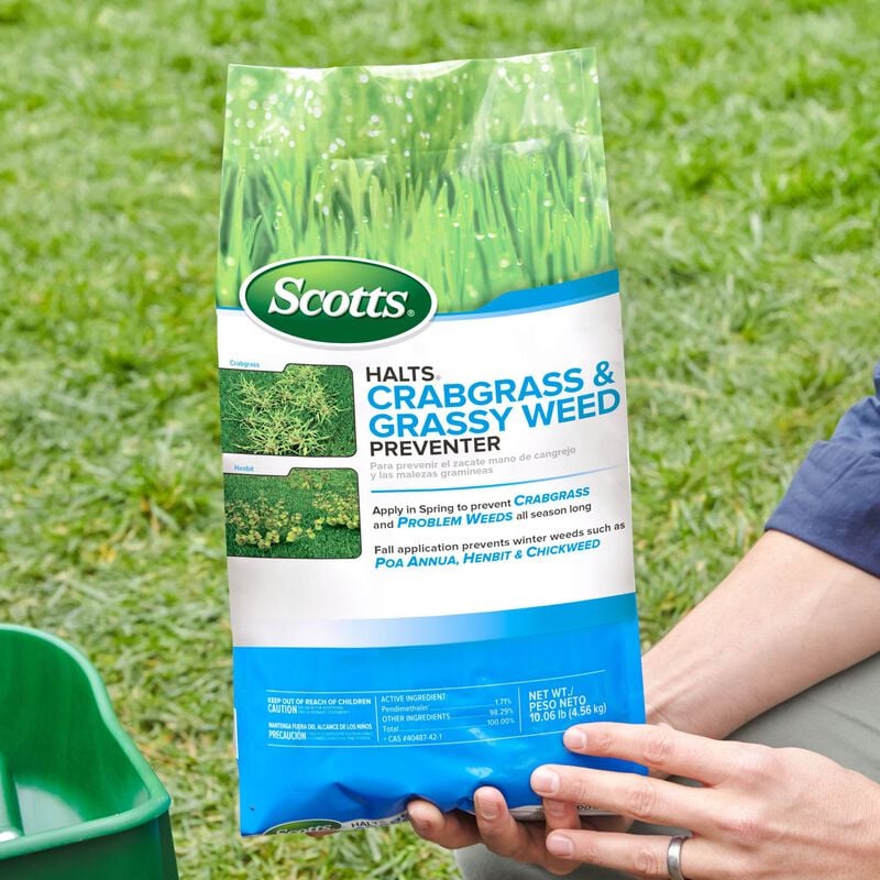 Scotts® Halts® Crabgrass & Grassy Weed Preventer image number null