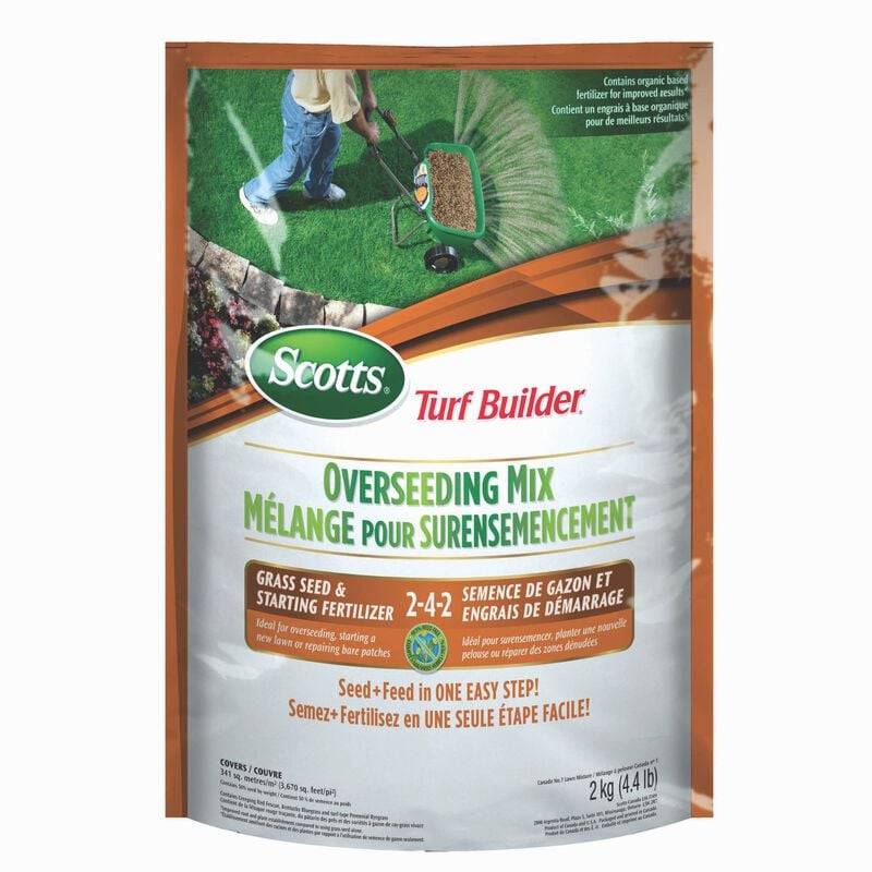 Scotts® Turf Builder® Overseeding Mix Seed & Starting Fertilizer image number null