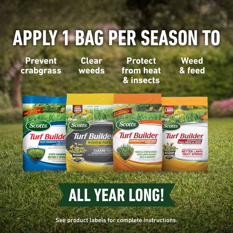 Scotts® Turf Builder® Bundle for Small, Northern Lawns + Scotts® Turf Builder® EdgeGuard® Mini Broadcast Spreader image number null