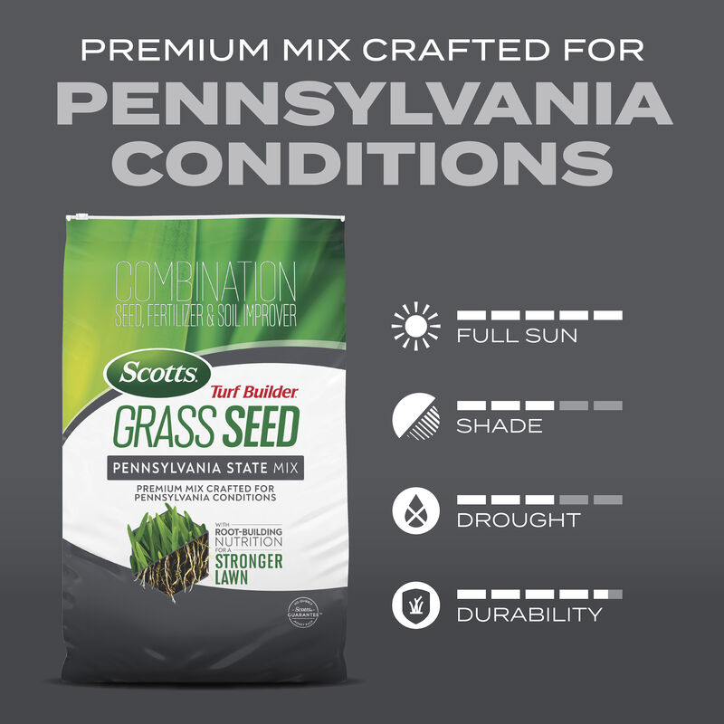 Scotts® Turf Builder® Grass Seed Pennsylvania State Mix image number null