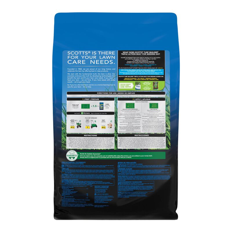 Scotts Turf Builder Triple Action Built For Seeding Scotts